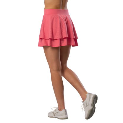 DAYBREAKER TENNIS SKIRT (CORAL)